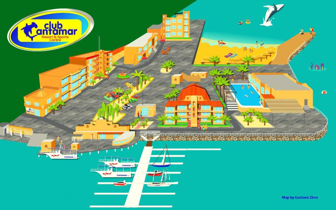 Club Cantamar Beach Hotel & Marina La Paz Exteriör bild